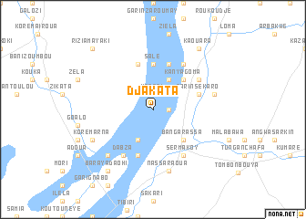 map of Djakata