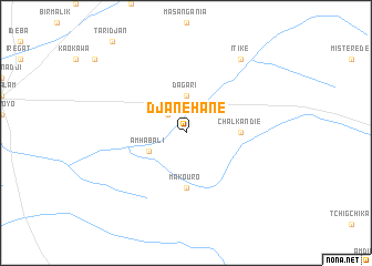 map of Djanéhané