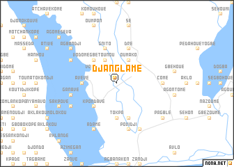 map of Djanglamé