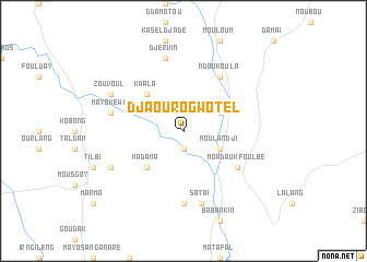 map of Djaouro Gwotel