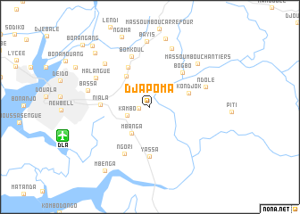 map of Djapoma