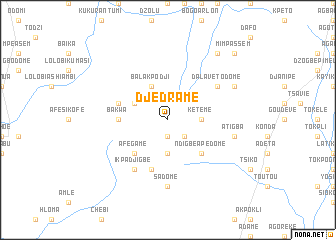 map of Djédramé