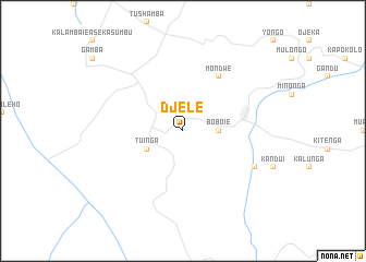 map of Djele