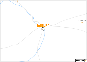 map of Djelfa