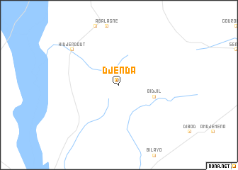 map of Djènda