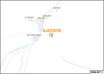 map of Djeniene