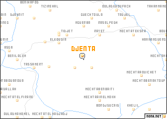 map of Djenta