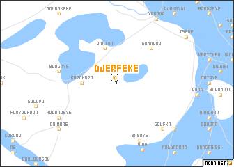 map of Djerféké