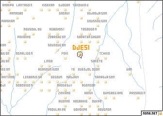 map of Djési