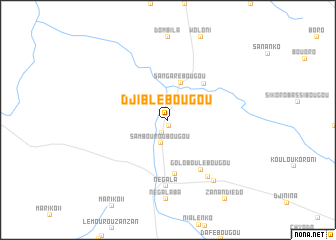 map of Djiblébougou