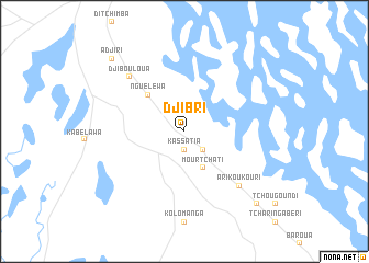 map of Djibri