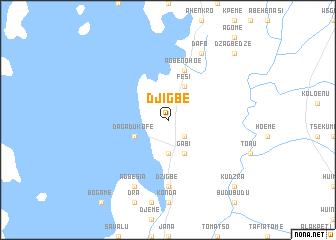 map of Djigbe