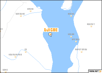 map of Djigbé