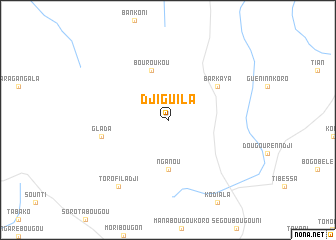 map of Djiguila