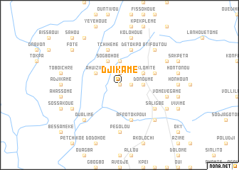 map of Djikamé