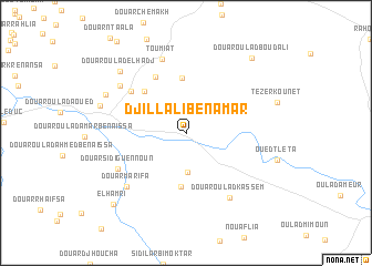 map of Djillali Ben Amar