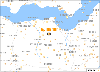 map of Djimbana