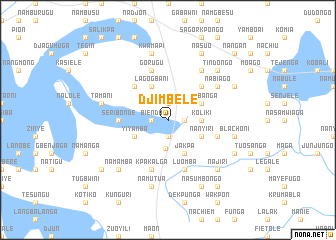 map of Djimbele