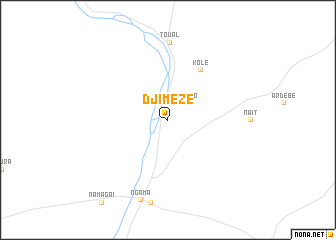 map of Djimèze