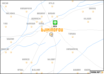 map of Djiminofou