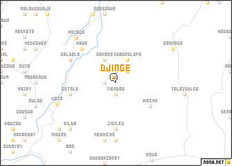 map of Djingé