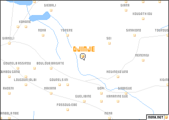 map of Djinjé