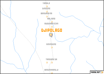 map of Djipolago