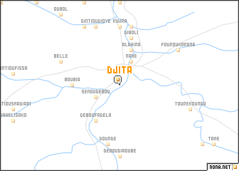 map of Djita