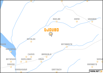 map of Djoubo