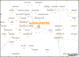 map of Djoudjoukou
