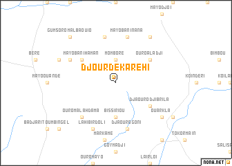 map of Djourdé Karéhi