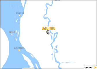 map of Djundu