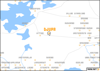 map of Djupa