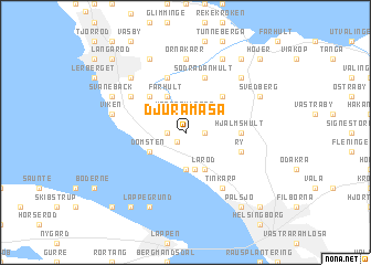 map of Djuramåsa
