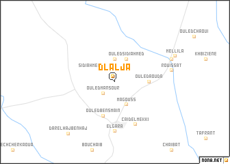 map of Dlalja