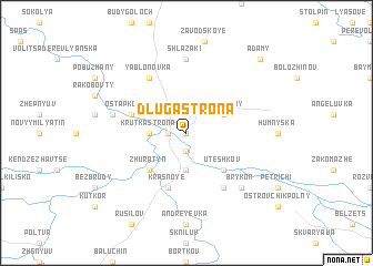 map of Dluga-Strona