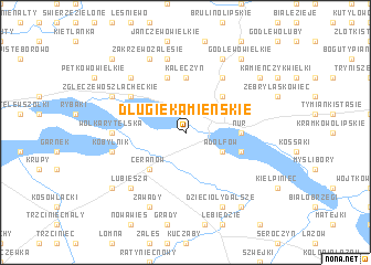 map of Długie Kamieńskie