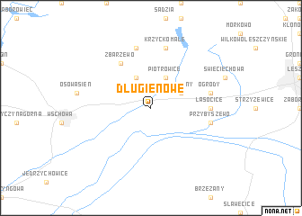 map of Długie Nowe