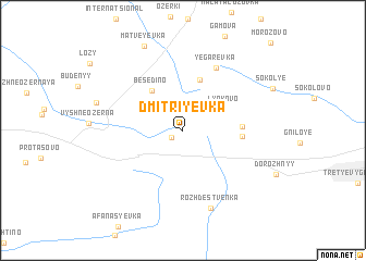 map of Dmitriyevka