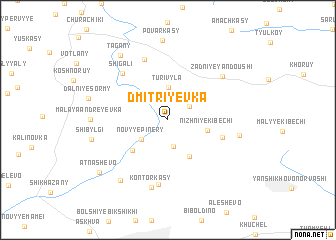 map of Dmitriyevka