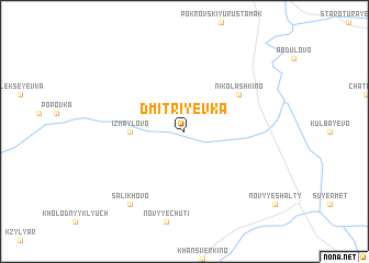 map of Dmitriyevka