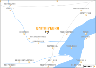 map of Dmitriyevka