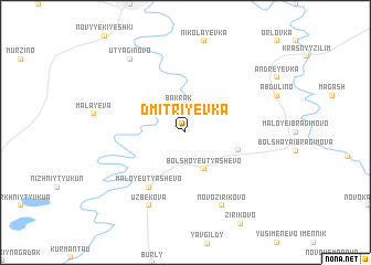 map of Dmitriyevka