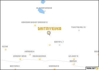 map of Dmitriyevka