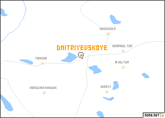 map of Dmitriyevskoye