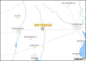 map of Dmitrovka