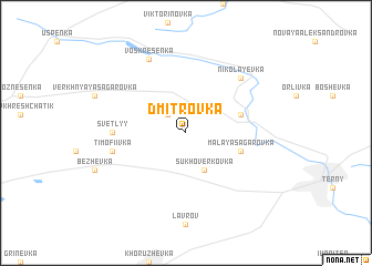 map of Dmitrovka