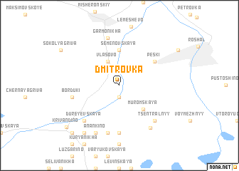 map of Dmitrovka