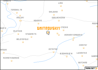 map of Dmitrovskiy