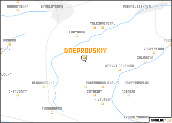 map of Dneprovskiy